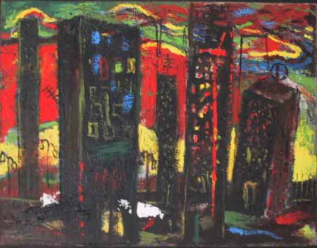 Qielli i kuq mbi dardani, by Arian Berisha