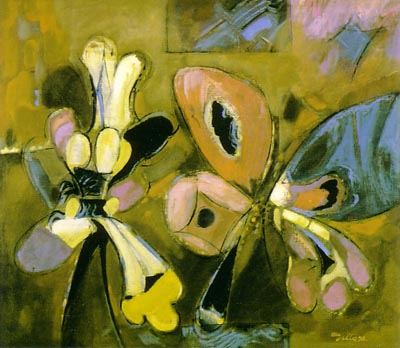 Butterfly and the Flower, by Esat Valla