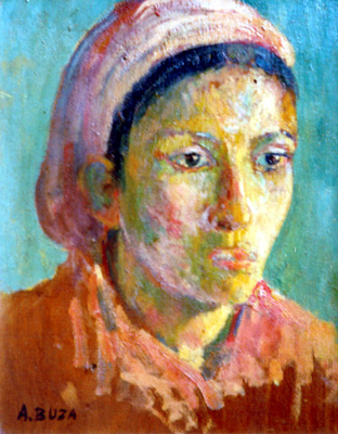 Portrait of a Woman, by Abdurrahim Buza