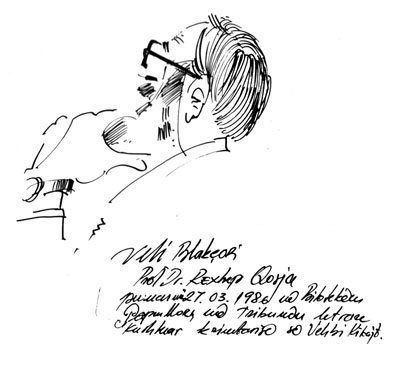 Rexhep Qosja, by Veli Blak�ori