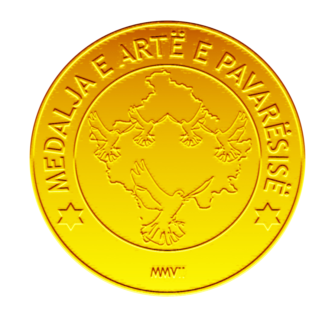 Gold Idenpendence medal, by Zeni Ballazhi
