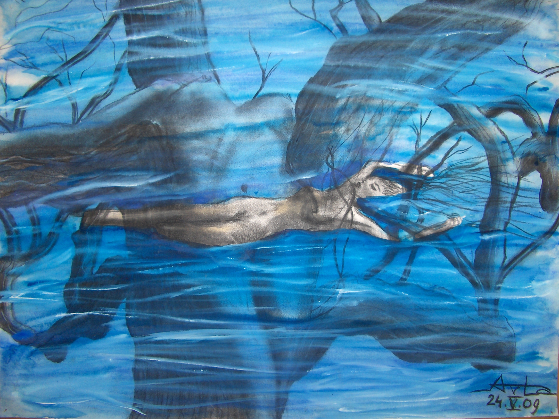 A kiss of the silent sea, by Arta Hajdari