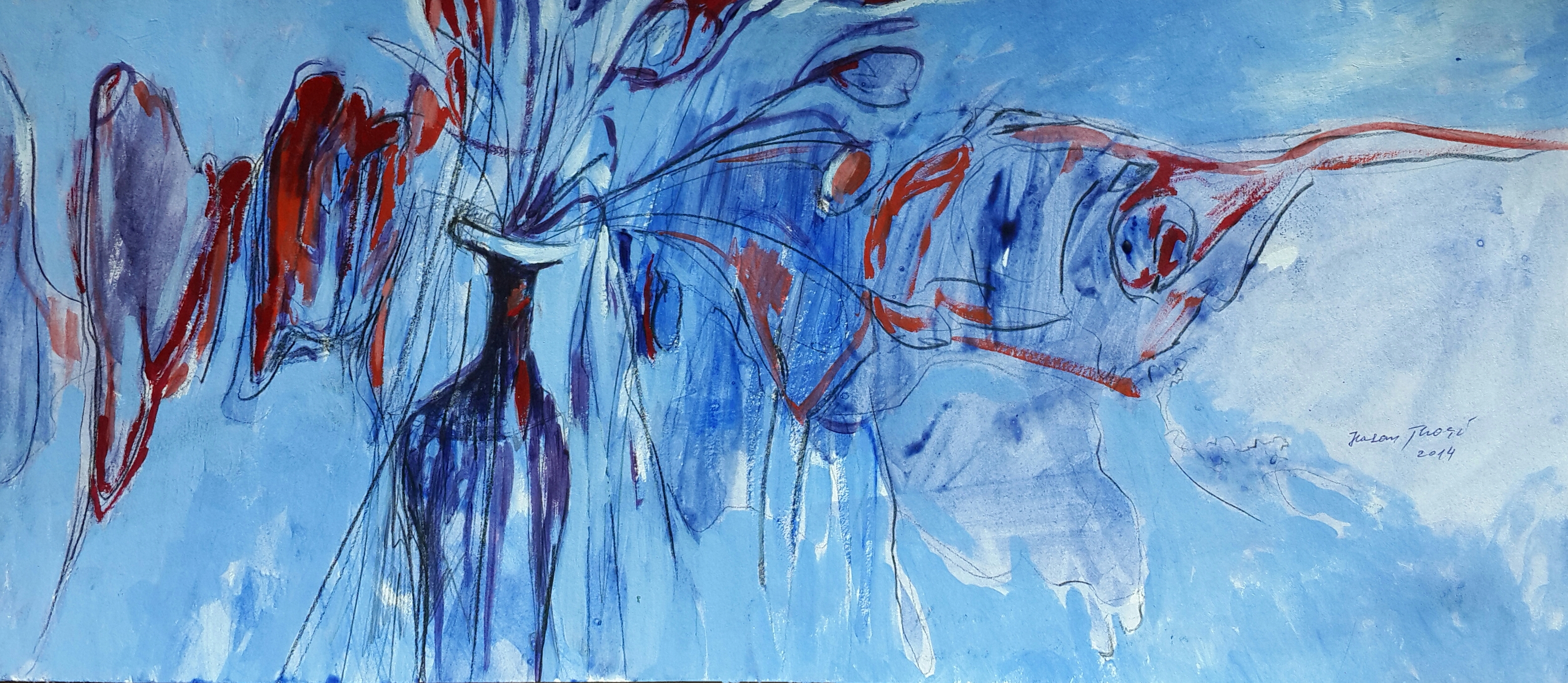 still life, by Hasan Thaqi