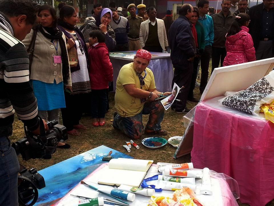 INTERNATIONAL ART SYMPOSIUM GUWAHATI, INDIA, by Shefqet Emini